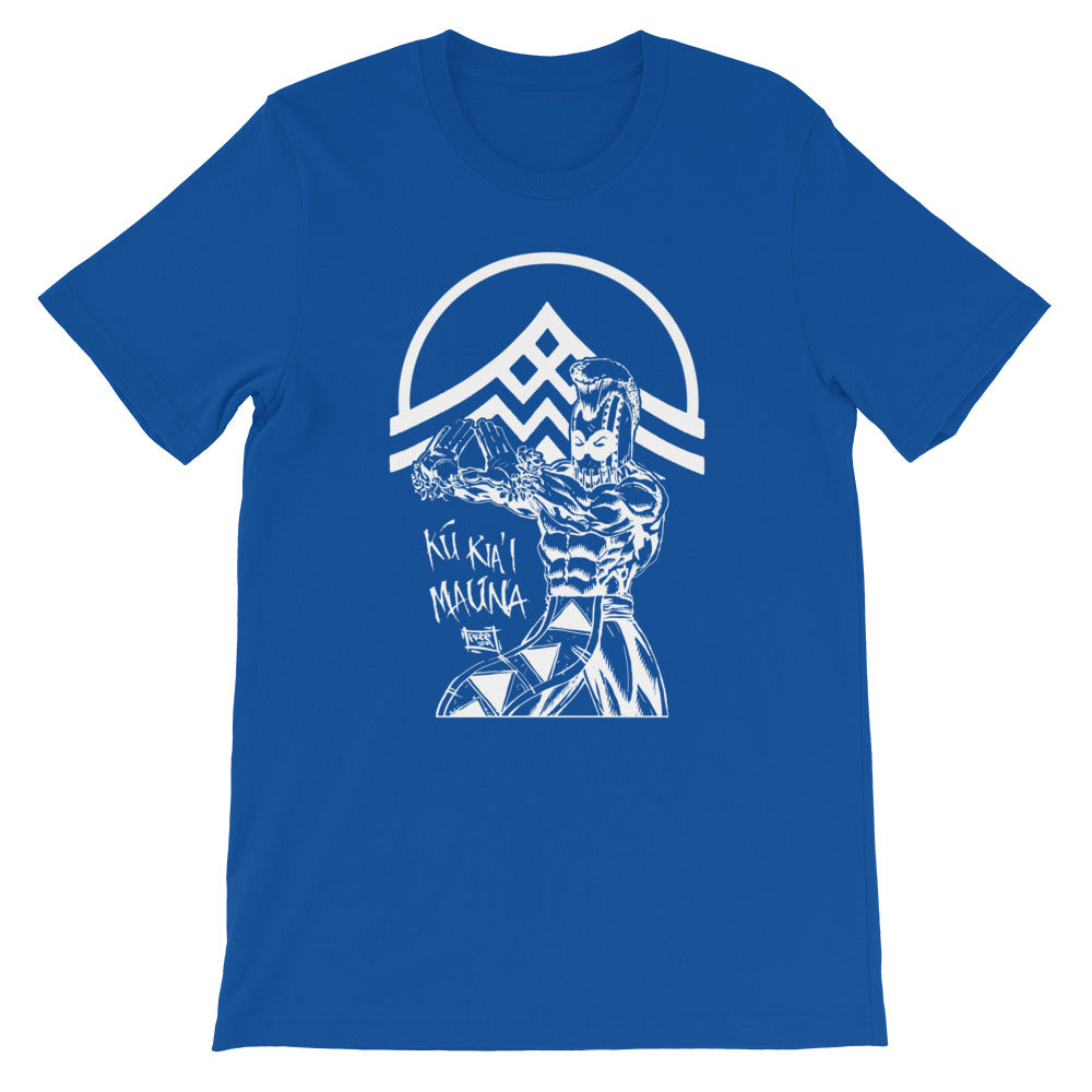 Mauna Kea Mana Warrior Tee (White Print) – Free and Eazy