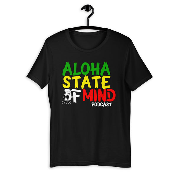 Aloha State Of Mind Podcast Logo Tee