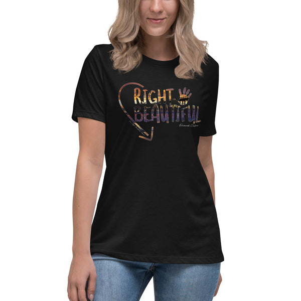 Down Right Beutiful Womens Tee (Oceanside, CA) (Black)