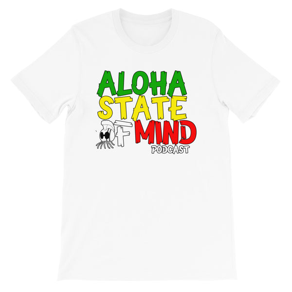 Aloha State Of Mind Podcast Logo Tee